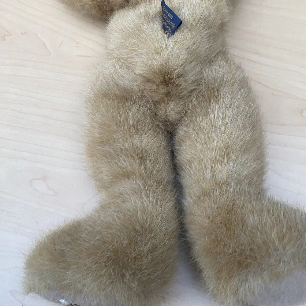 Boyds Bears Charlotte Beezley Plush Bee Paw Tan Teddy Jointed NO DRESS